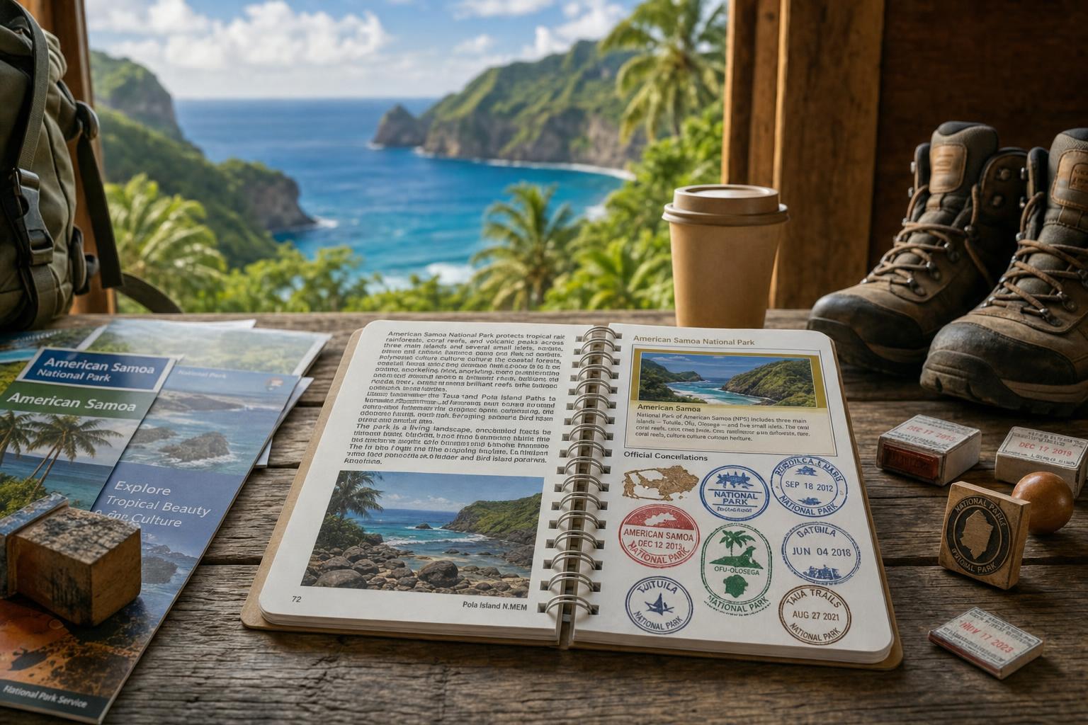 National Park of American Samoa passport cancellation stamp