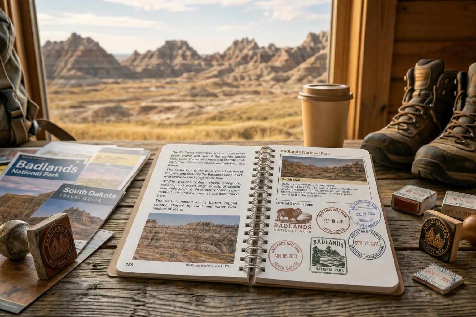 Badlands National Park passport cancellation stamp
