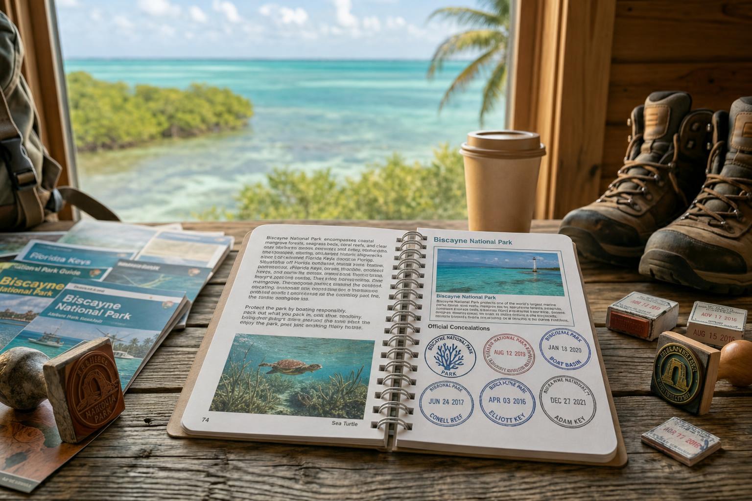 Biscayne National Park passport cancellation stamp