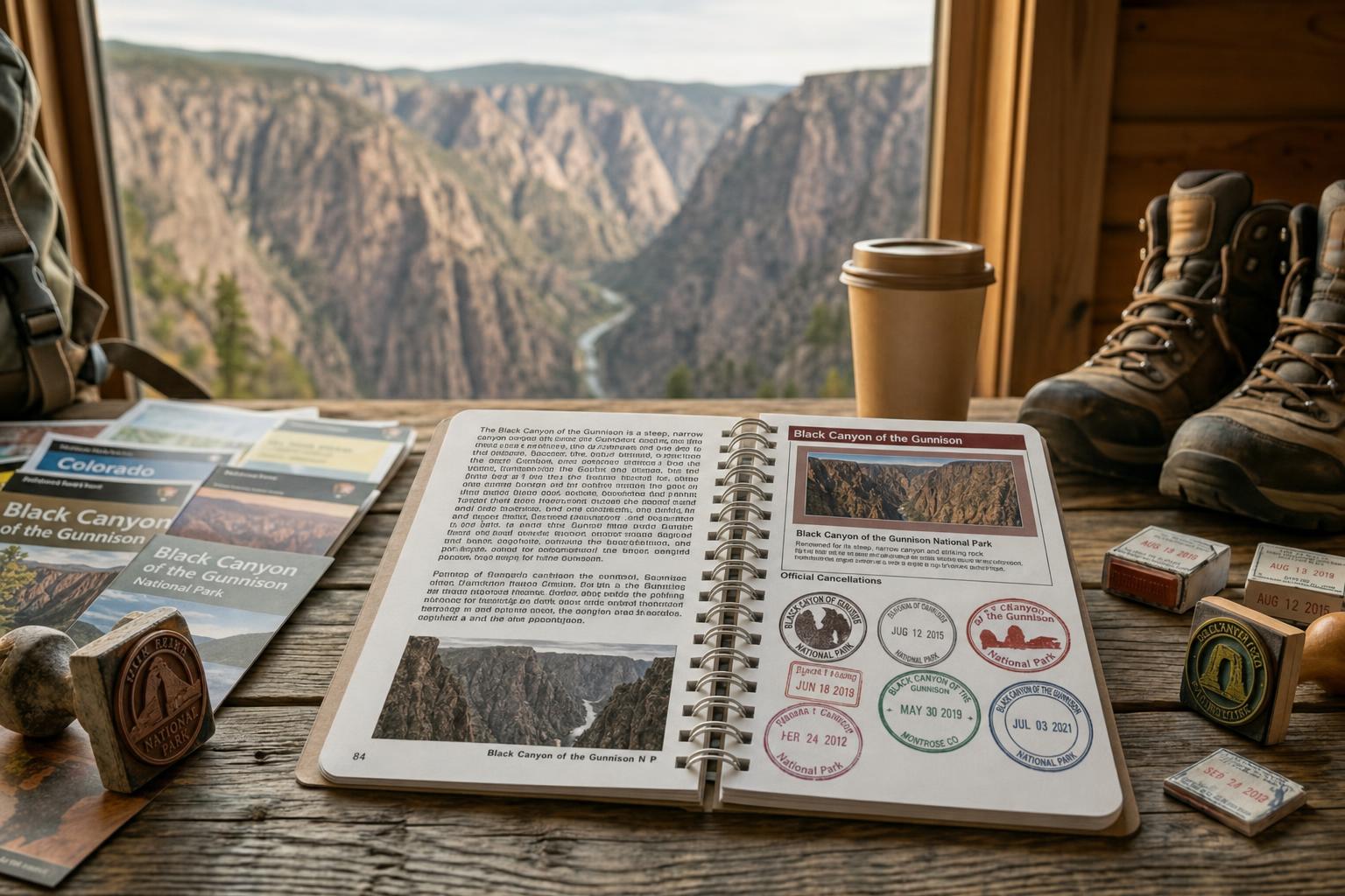 Black Canyon of the Gunnison NP passport cancellation stamp