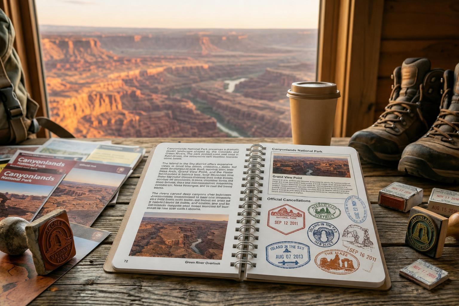 Canyonlands National Park passport cancellation stamp
