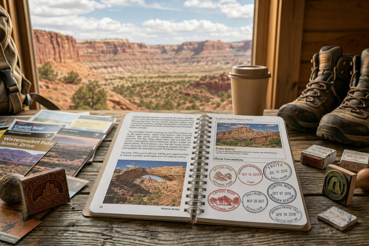 Capitol Reef National Park passport cancellation stamp
