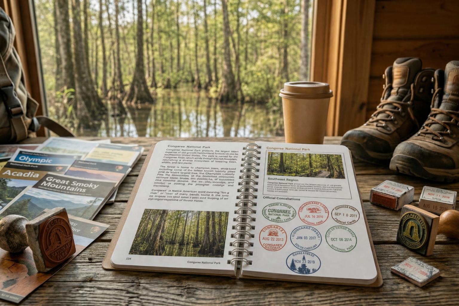Congaree National Park passport cancellation stamp