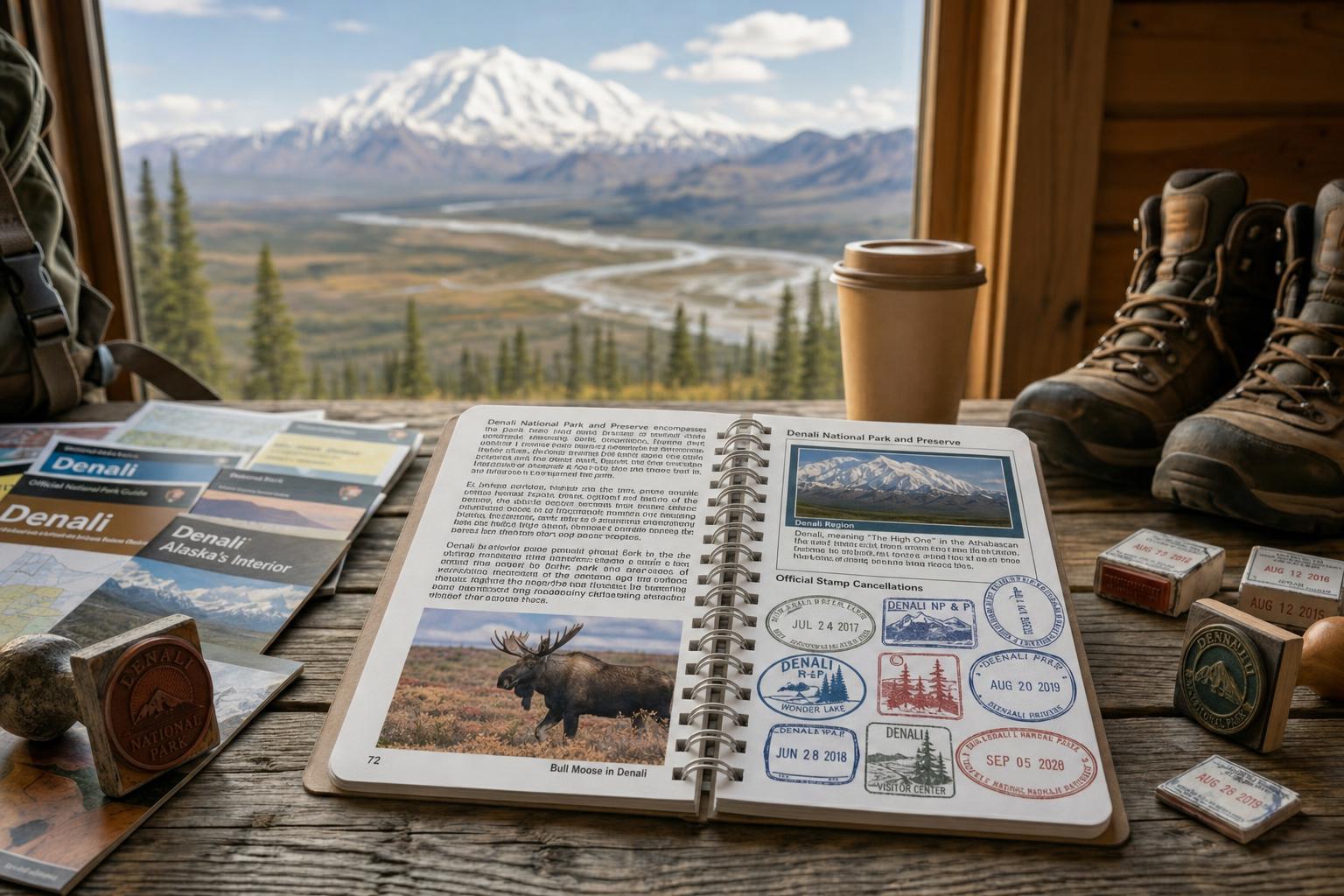 Denali National Park and Preserve passport cancellation stamp