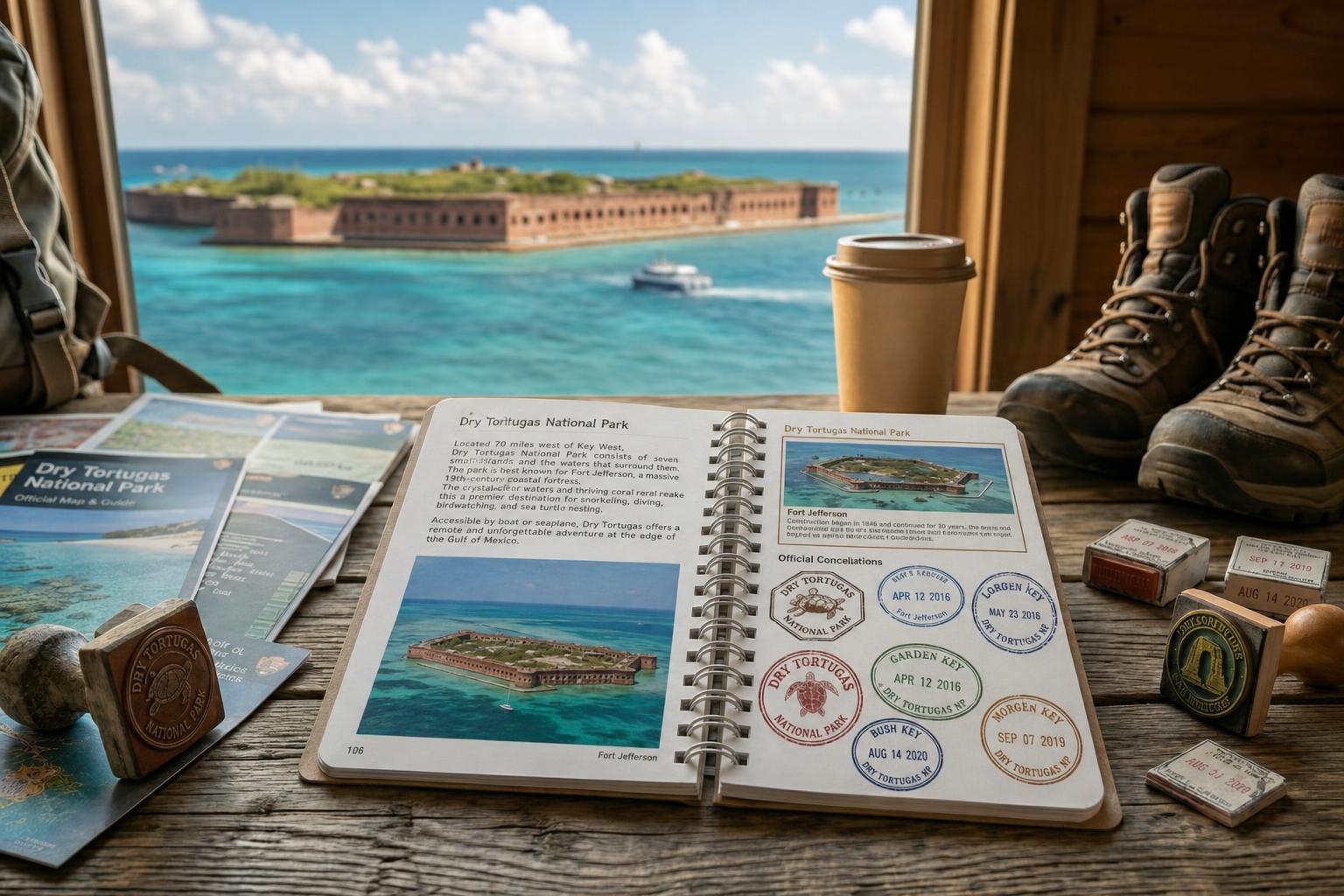 Dry Tortugas National Park passport cancellation stamp