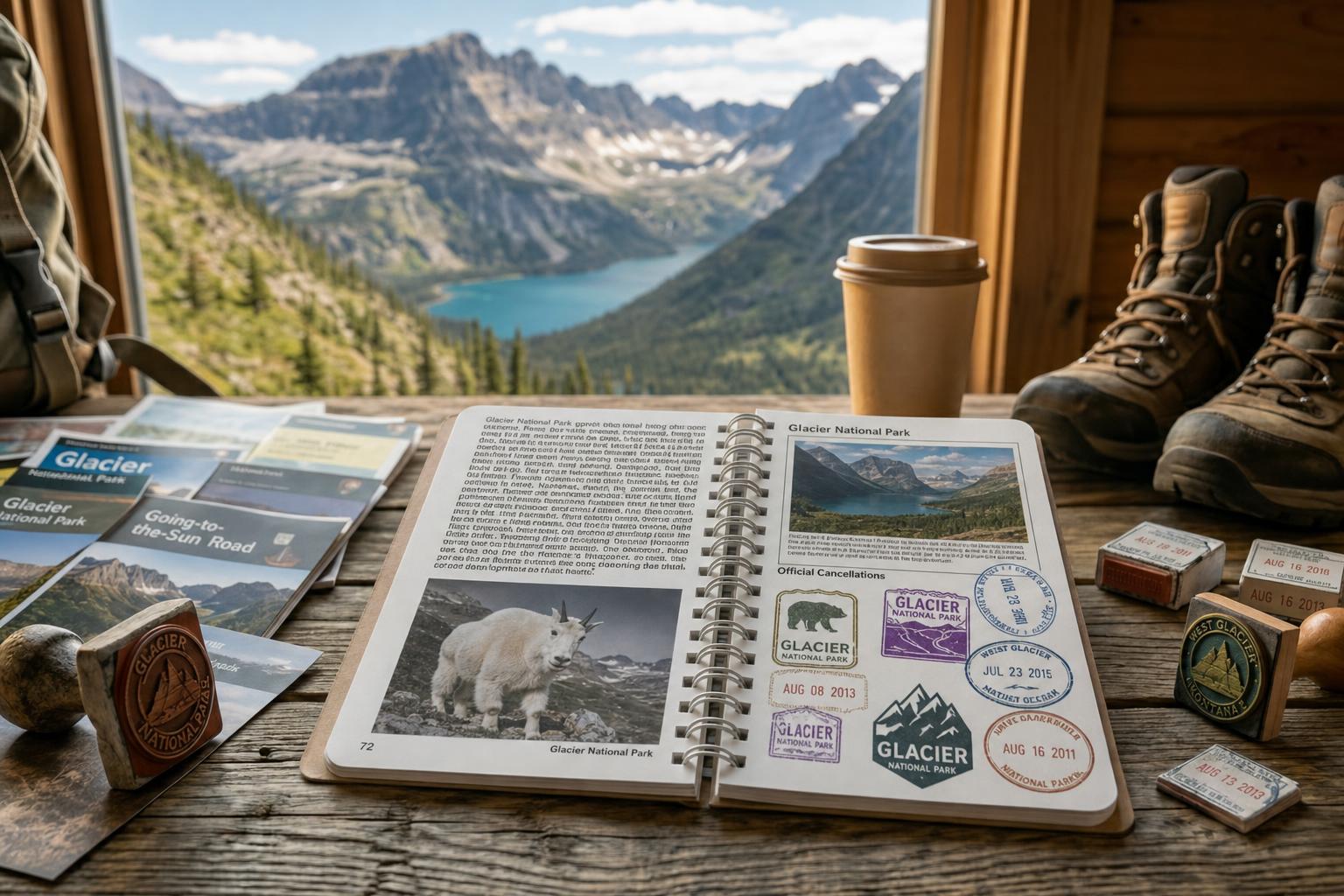 Glacier National Park passport cancellation stamp