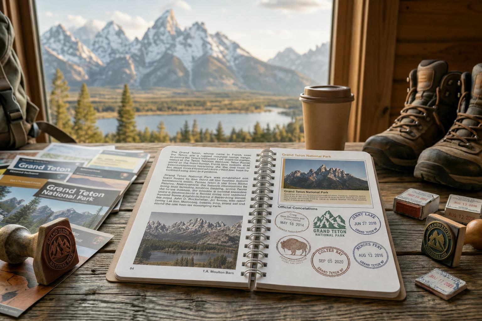 Grand Teton National Park passport cancellation stamp