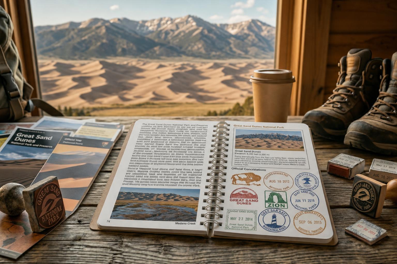 Great Sand Dunes NP & PRES passport cancellation stamp