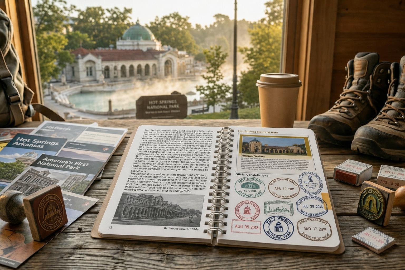 Hot Springs National Park passport cancellation stamp