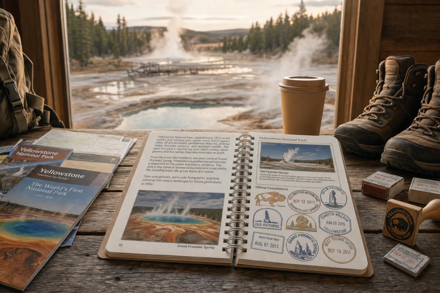 Yellowstone National Park passport cancellation stamp