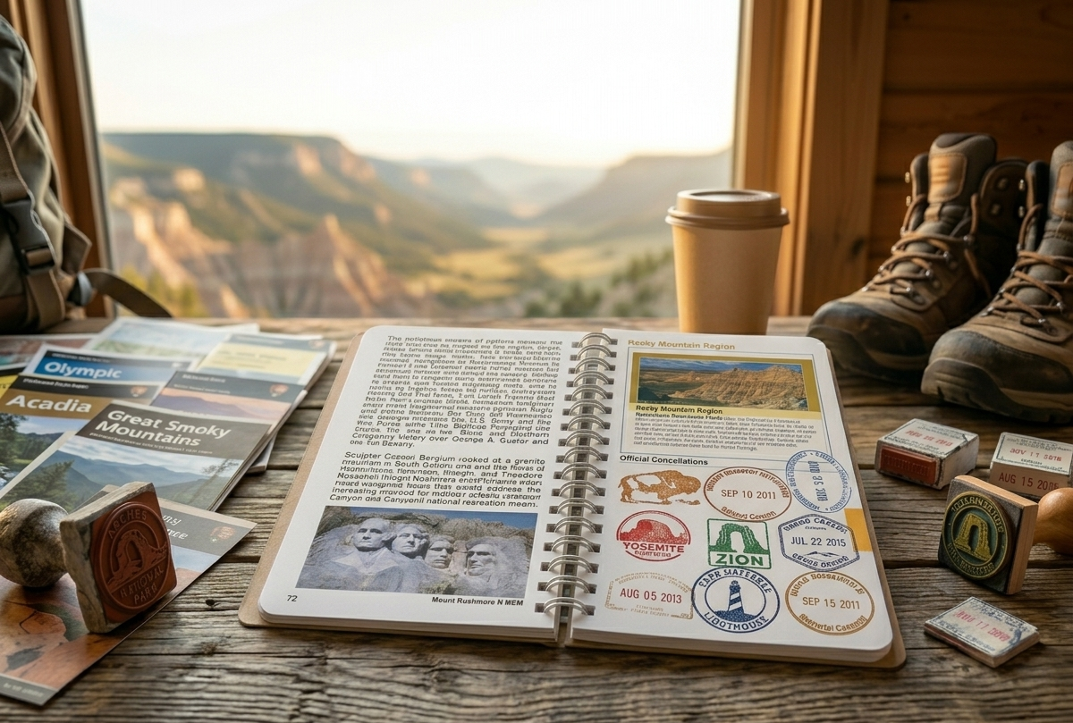 Lassen Volcanic National Park passport cancellation stamp